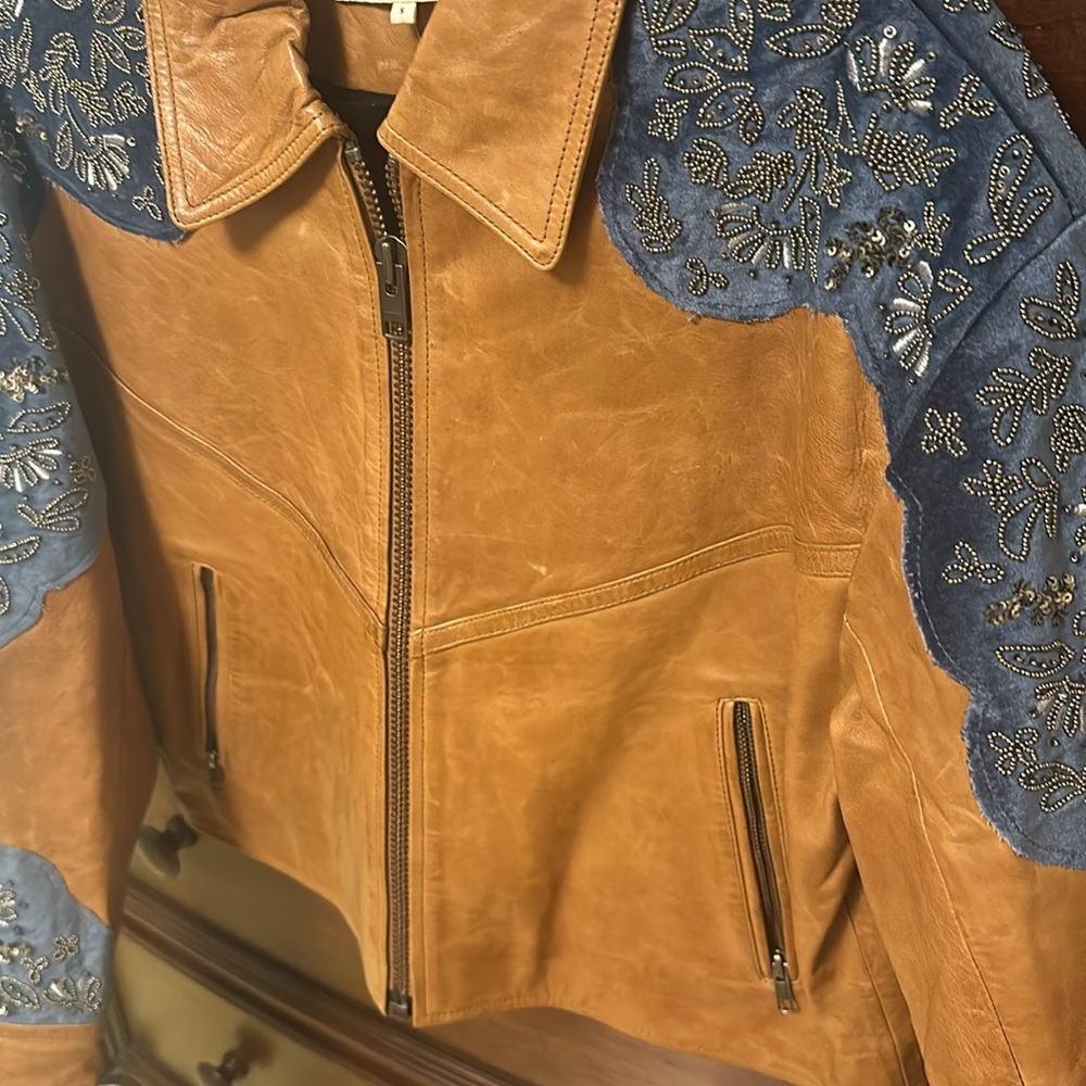 Free People Indie Rider Bomber Jacket NEW - Picture 11 of 16